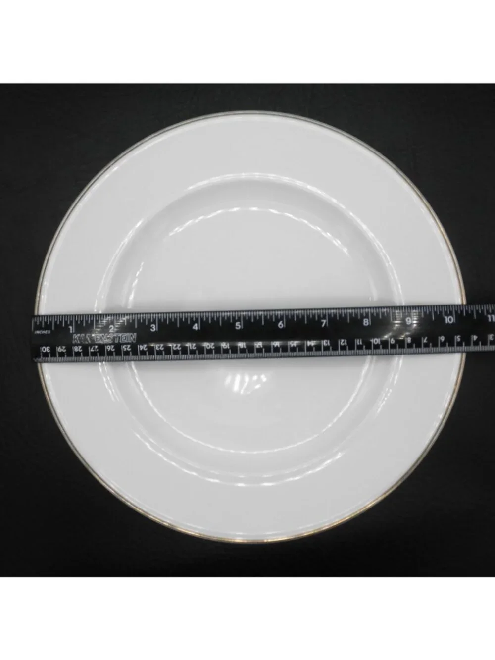 PBA63 by Pottery Barn 10-3/8 Inch Dinner Plates Set of 5 Pattern Code: PBA63